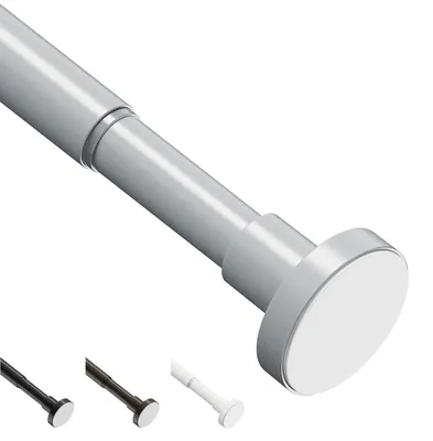 Image de Solidchoice - Barre de tension télescopique pour rideau de douche - Pas besoin de percer