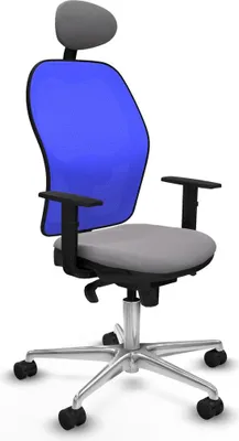 Produktbild von Bürostuhl mit Kopfstütze Jorquera Piqueras y Crespo 1D086N1 Grau