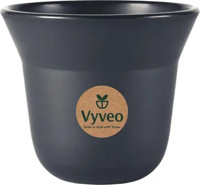 Produktbild von Vyveo - Blumentopf Aalta - Schwarz - 15x13