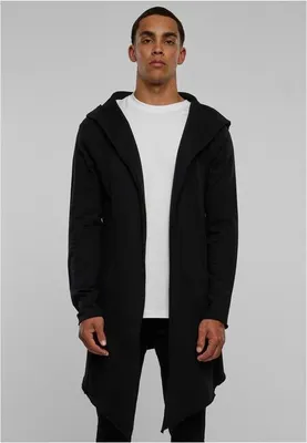 Produktbild von Urban Classics Cardigan/Strickjacke Long Hooded Open Edge Cardigan Black-XS