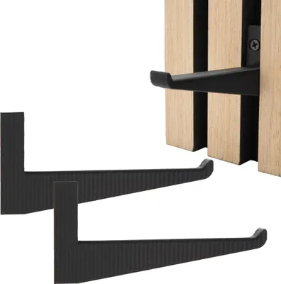 Produktbild von 2x Kleiderhaken Garderobenhaken Akustik Paneele Akustikpaneele Akustikpanele 90mm