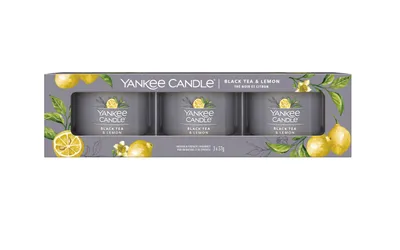 Produktbild von Yankee Candle Tea & Lemon Votivkerze 3 x 37 g
