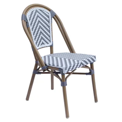 Produktbild von Gartenstuhl aus Aluminium und Polyrattan - Oviala Auteuil