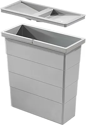 Produktbild von Hailo Inneneimer 1122459 mit Deckel 12 L 320 x 141 x 350 mm 2 Henkel
