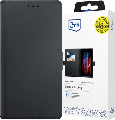 Immagine prodotto di Redmi Note 13 4G - Custodia a portafoglio 3Mk