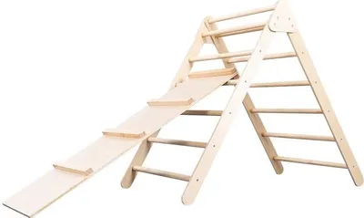 Obrázok produktu pre Montessori preliezačka so šmykľavkou Pikler Triangle