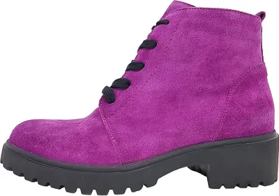 Produktbild von Waldläufer H-Luise Damenschuhe Schnürer Stiefel Violett Freizeit, Schuhgröße:EUR 38 | UK 5