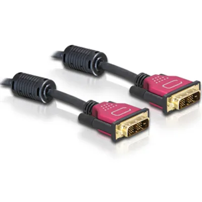Produktbild von DeLOCK DVI 24+1 Cable 3.0m, DVI-D, DVI-D