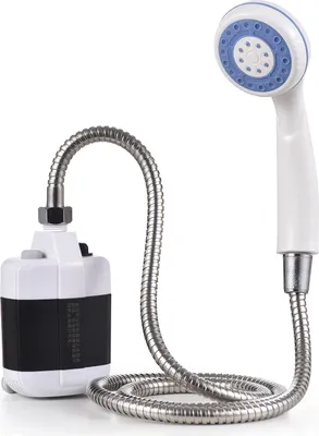 Produktbild von Přenosná kempingová sprcha pro venkovní použití, dobíjení přes USB, elektrická sprchová pumpa pro kempování, mytí auta, zahradničení, čištění domácích zvířat