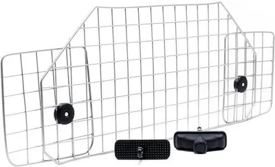 Produktbild von Famanu Hundegitter für das Auto stufenlos verstellbar in Breite 90-128cm - Trennnetz universell einsetzbar