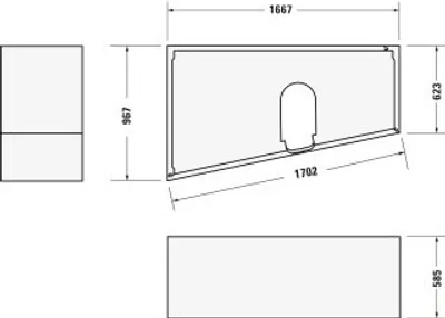 Produktbild von DURAVIT 792437000000000 Wannenträger f.#700508 Duravit 792437000000000 No.1