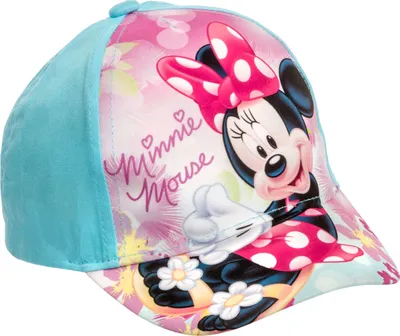 Zdjęcie produktu dla Czapka dziecięca Myszka Minnie turkusowa 52