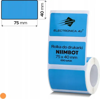 Zdjęcie produktu dla Etykiety samoprzylepne naklejki termiczne do Niimbot K3 75x40 690szt