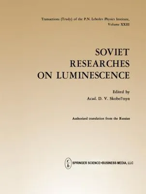 Obrázok produktu pre Soviet Researches on Luminescence