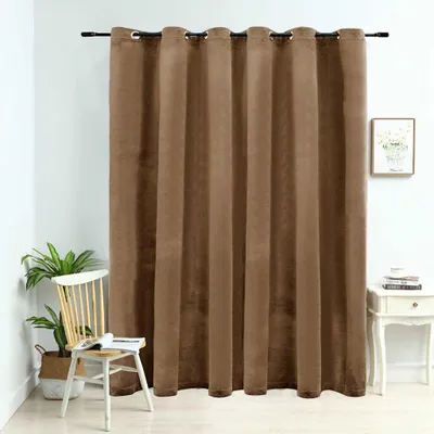 Zdjęcie produktu dla Vidaxl -Vorhang mit Ringen 290x245 cm Samt Beige