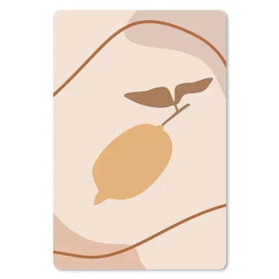 Produktbild von MuchoWow® Mauspad Mousepad Sommer - Zitrone - Pastell 18x27 cm - Mousepads - Maus Mat - Pad - Mausunterlage