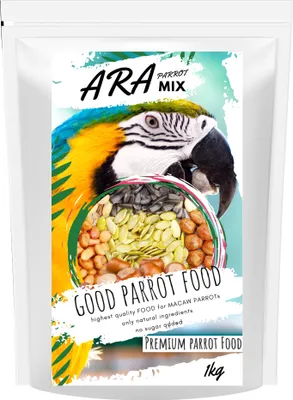 Produktbild von Premium Papageienfutter - Ara Parrot Mix - Futter Für Ar Und Kakadus 1Kg