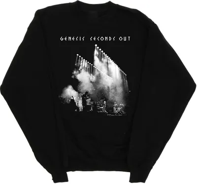 Produktbild von Genesis - "Seconds Out" Sweatshirt für Herren BI43647 (S) (Schwarz)