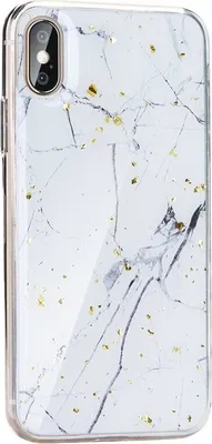 Produktbild von Hülle Schale Marble Case Cover Stein Marmor Design Glitzer Muster Handyhülle Samsung Galaxy A21S (A217F) Motiv 1