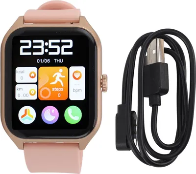 Obrázek produktu pro QX5 Smart Watch BT Oznámení o hovorech Hlasové ovládání Více sportovních režimů 1,96palcový displej 240x282 Fitness pro každodenní použití Růžová barva