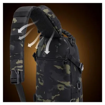Produktbild von Sling Bag – Camouflage-Rucksack für Männer, Brusttasche und Schultertasche für Outdoor-Aktivitäten