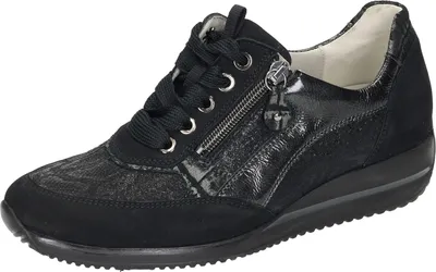Produktbild von Waldläufer Damen Schnürschuhe 12159-3.5, 12159-4, 12159-4.5, 12159-5, 12159-5.5, 12159-6, 12159-6.5, 12159-7, 12159-7.5, 12159-8 WDL-980008-415 schwarz 8