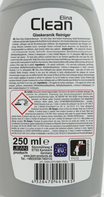 Produktbild von CLEAN Glaskeramikreiniger 250ml