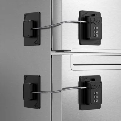Produktbild von Kindersicherer Kühlschrank Schloss mit Zahlenschloss