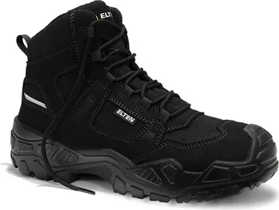 Produktbild von Elten MIKE black Mid ESD S3S Sicherheitsschnürstiefel 763821 43 EU