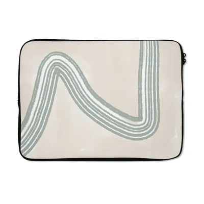 Produktbild von MuchoWow® Laptop Hülle 13 Zoll Linie - Abstrakt - Design Laptoptasche - Laptophülle - Sleeve - Rundumschutz