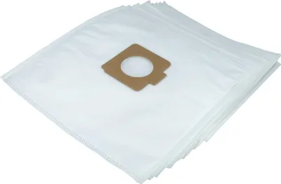 Produktbild von vhbw 10x Staubbeutel kompatibel mit Satrap Compact 1000, 1200 Staubsauger - 31,5cm x 30,6cm Weiß