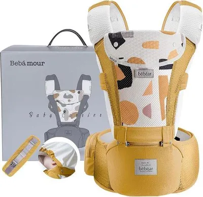 Produktbild von Babytrage mit Hüftsitz und Kopfstütze, 3 Saugnäpfen, Verlängerung