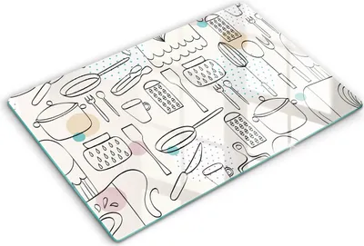Produktbild von Abdeckung Glas - Küchenabdeckung - 80x52 cm - Abdeckplatte -Küchenzubehör