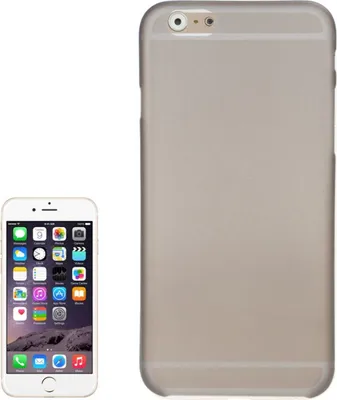 Zdjęcie produktu dla Etui ochronne Ultra cienkie 0,3 mm na telefon komórkowy Apple iPhone 6 Plus Czarne przezroczyste