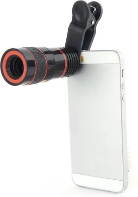 Produktbild von CHPN – Zoomobjektiv für Smartphone – Telefonobjektiv – 8-fach-Zoom – Smartphone-Objektiv – ansteckbar – Fotos mit dem Smartphone aufnehmen – hineinzoomen – universell – separates Objektiv für Telefon