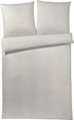 Elegante Mako-Satin Bettwäsche Ikarus 2131-7 sand Freisteller