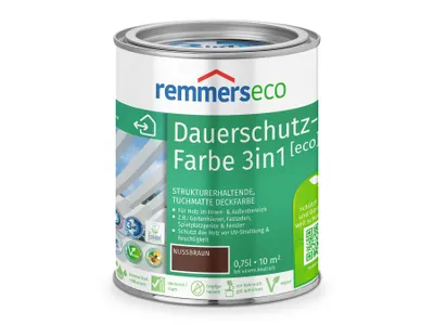 Zdjęcie produktu dla Remmers Oil Colour [eco] orzechowy brąz 0,75 l, lakier do drewna