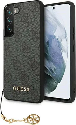 Zdjęcie produktu dla Etui Guess Guhcs23Mgf4Ggr S23+ S916 - Szare Hardcase 4G Charms Collection
