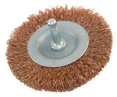Produktbild von Szczotka druciana obrotowa płaska 125 mm do wiertarki