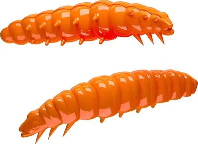 Produktbild von Libra Lures Larva Kunstköder (hot orange)