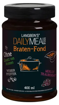 Zdjęcie produktu dla Langbein's Daily Meal Fonds Bulion pieczeniowy do sosów i zup 400 ml