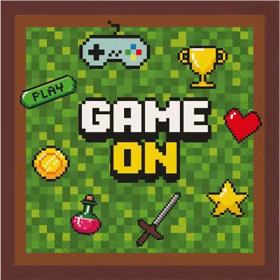 Produktbild von "Game On" Papierservietten - 33cm, 20 Stk.