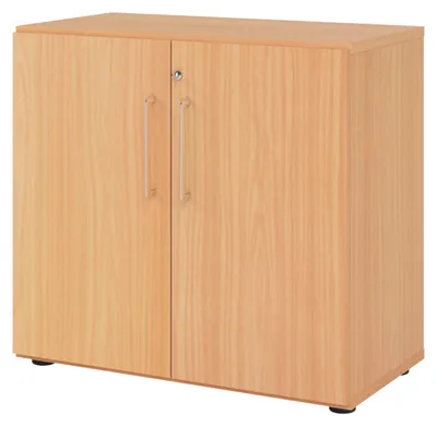 Produktbild von bümö smart Aktenschrank - 2 Ordnerhöhen - Nachbildung: Buche
