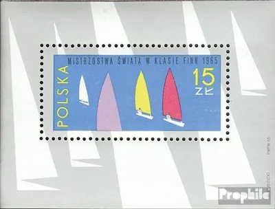 Produktbild von Briefmarken Polen 1965 Mi Block36 (kompl.Ausg.) postfrisch Segel-WM