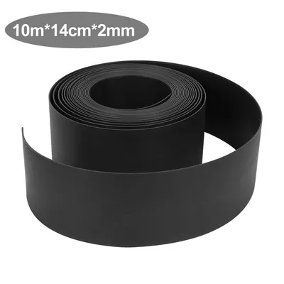 Produktbild von Yakimz Rasenband Rasenkante Beeteinfassung 10m Beetumrandung 14cm hoch stabile Mähkante schwarz