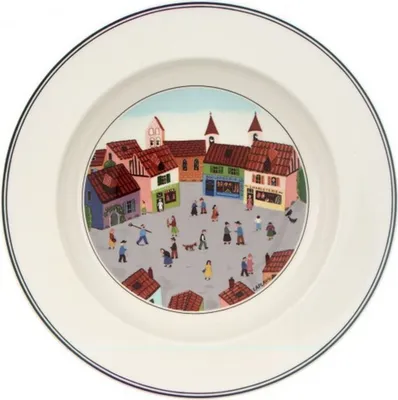 Produktbild von Villeroy & Boch Design Naif Suppenteller Dorf 21cm