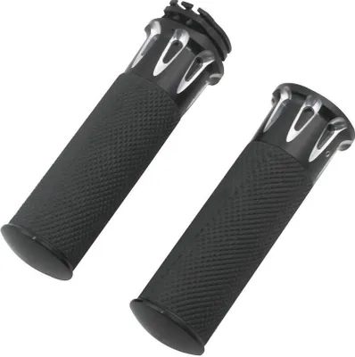 Image de Poignées de guidon pour motocyclette 1inch 25mm Noir