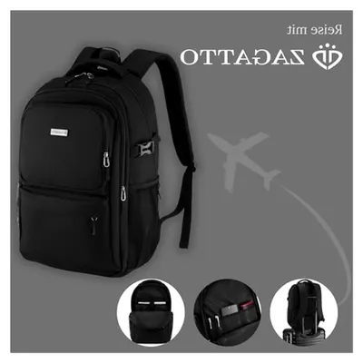 Produktbild von Reiserucksack 40x30x20 cm Schwarz 27L für WIZZAIR Handgepäck