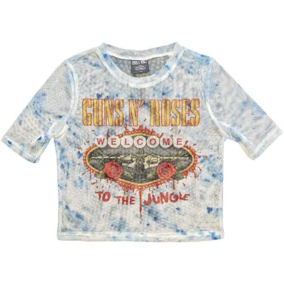 Obrázok produktu pre Guns N' Roses Welcome To The Jungle LV White M Dámske Tričko