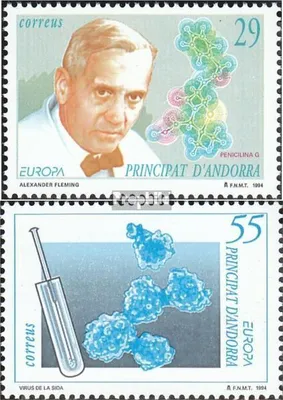 Produktbild von Briefmarken Andorra - Spanische Post 1994 Mi 237-238 (kompl.Ausg.) postfrisch Europa